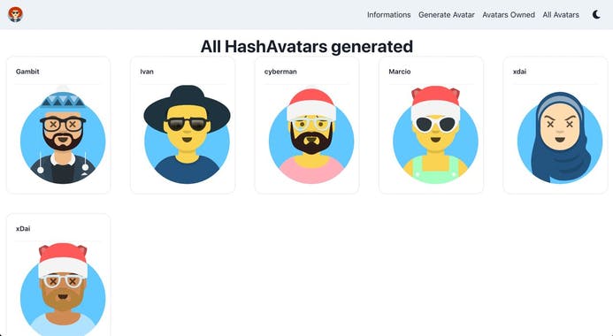 The Hash Avatars