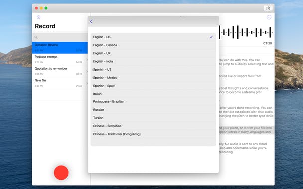 Ada Dictation, for Mac