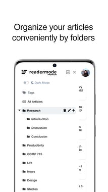 Reader Mode for Mobile