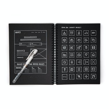 Dot Grid Notebook Black Edition