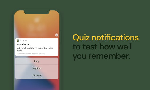 Lockcard - a new Dictionary