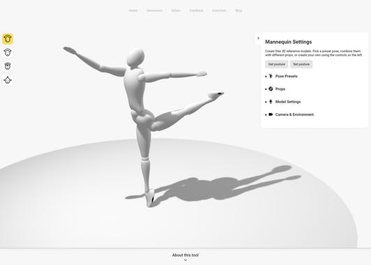 SetPose.com - Online Reference Mannequin