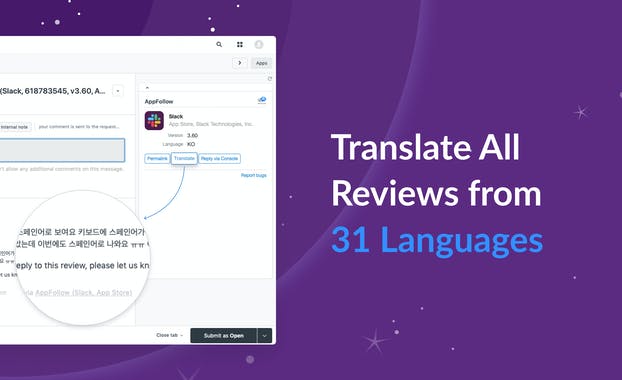 Mobile App Review Monitor for Zendesk