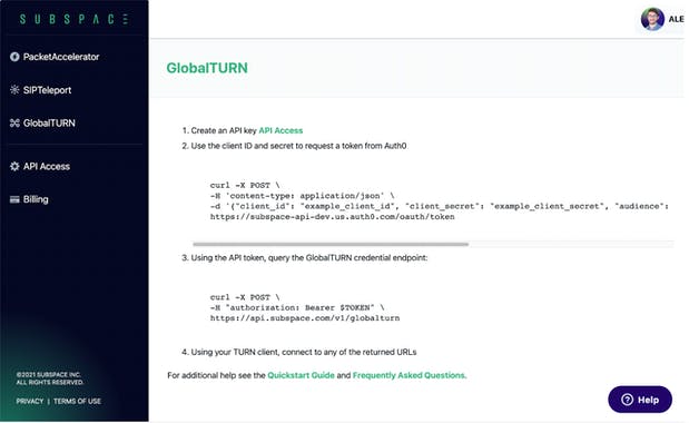 Subspace Network-as-a-Service