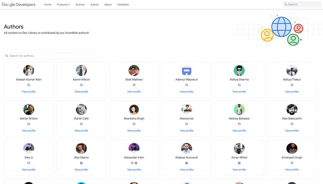 Google's Dev Library