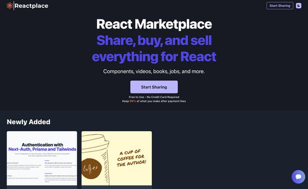 React Marketplace
