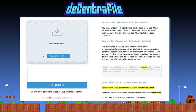 Decentrafile