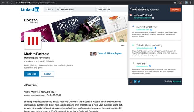 Company Lookalikes for Chrome