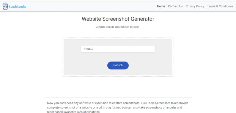 Website Screenshot Generator