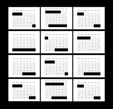 Fuckin' Kill It Calendar 2021 edition