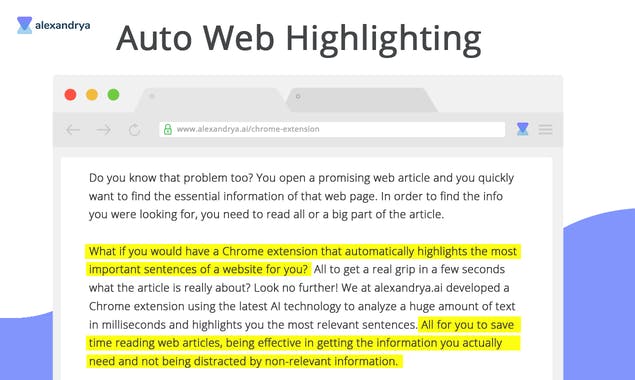 AI Chrome Web Highlight