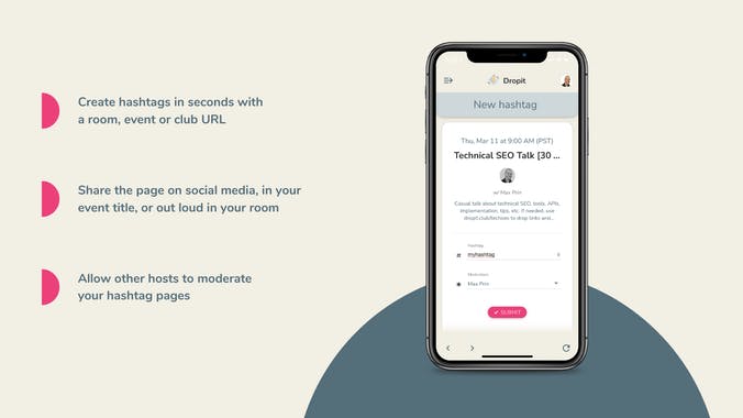 Dropit for Clubhouse