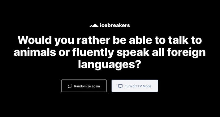 Icebreaker Questions