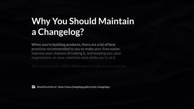 Changelogs.gallery