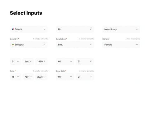 Input Kit from Framer