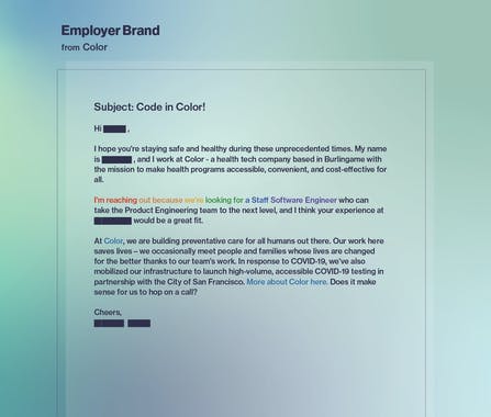 Great Recruiting Emails