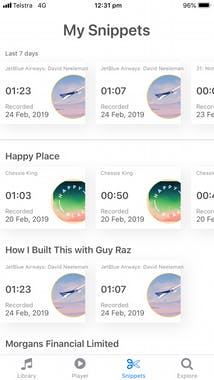 Curiohh Podcast Player