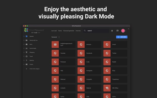 Drive Password - Password Manager