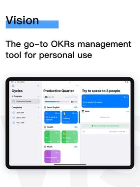 Vision - Personal OKR Tool