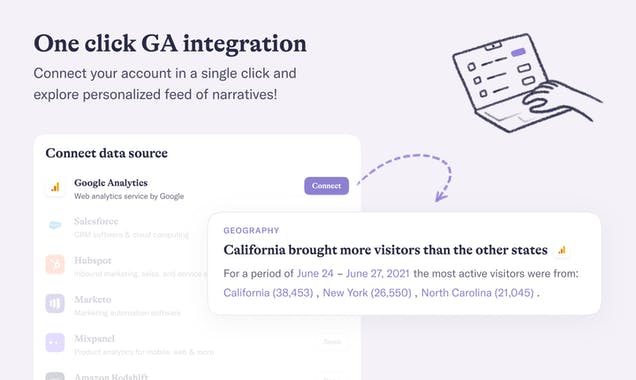 Narrative BI for Google Analytics