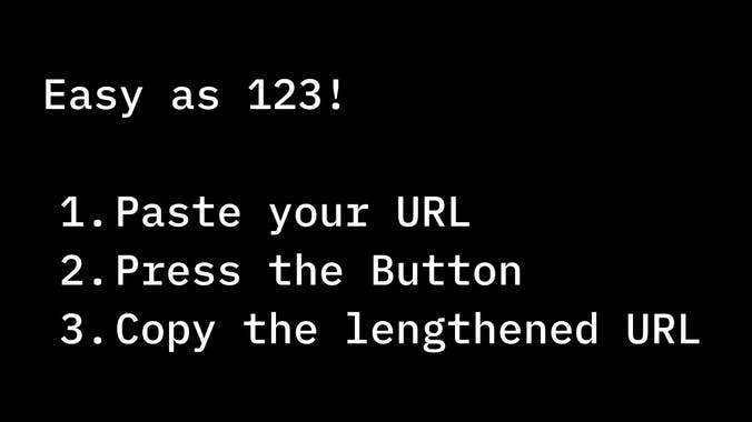 URL Lengthener
