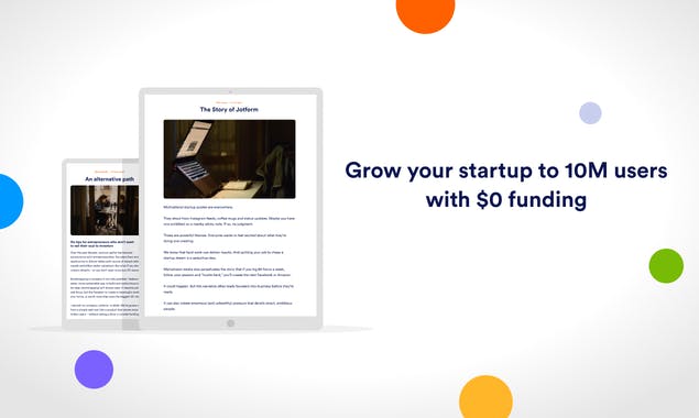 Bootstrapping Guide by Jotform