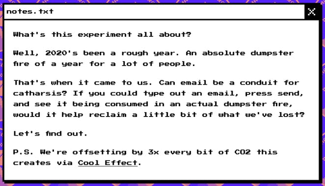 dumpersterfire@hey.com