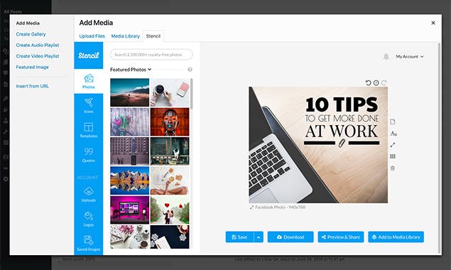 Stencil for WordPress