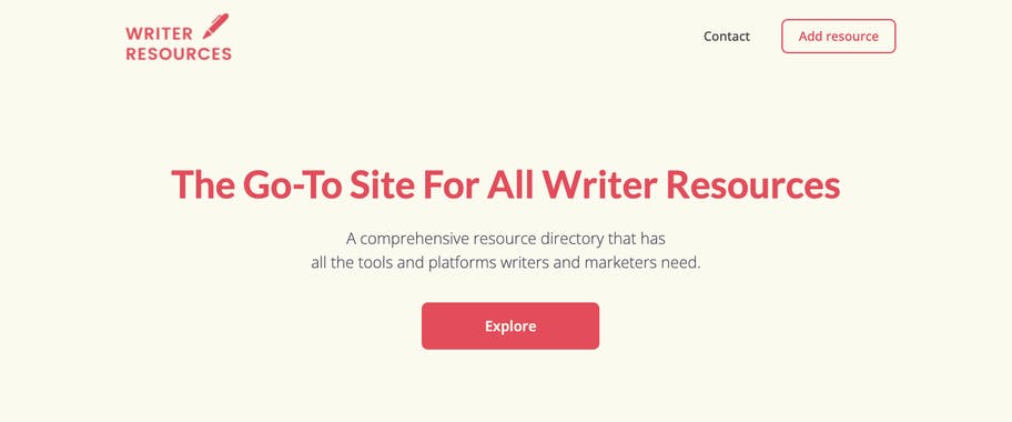 Writer Resources