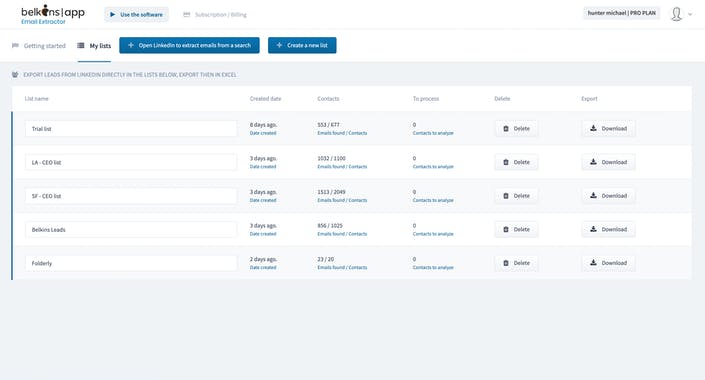 LinkedIn Email Extractor
