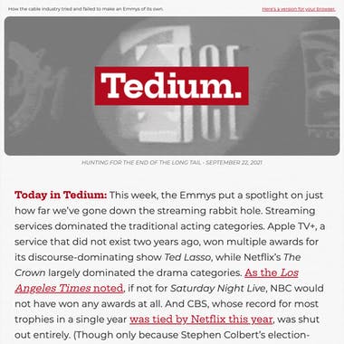 Tedium