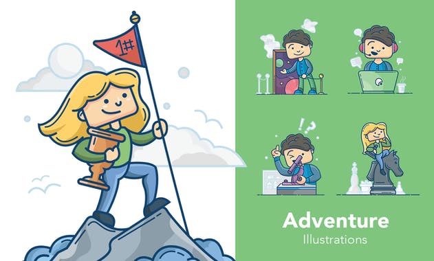 Free Vector Illustrations & Animations