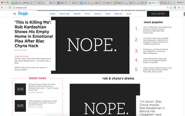 Hide images with NOPE.