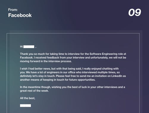 Great Rejection Emails by Dover