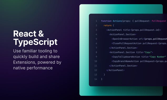 Raycast API and Store