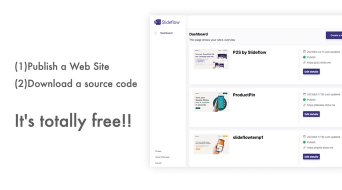 PPT 2 Site by Slideflow