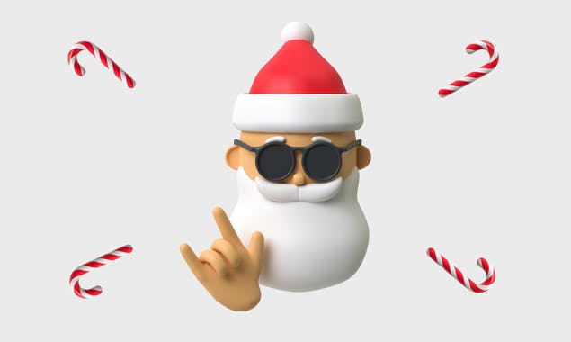 Free Christmas 3D Illustrations