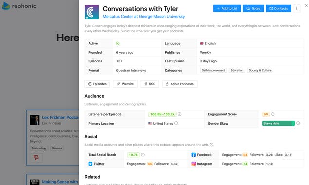 Discover New Podcasts