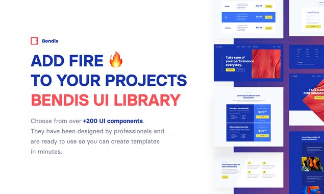 Bendis UI Library for Tailwind CSS