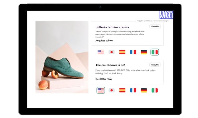 BLEND Multilingual Ad Copy