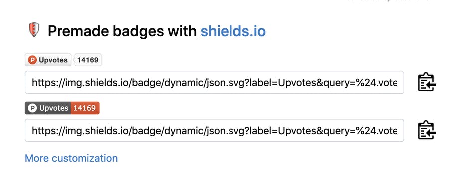 Vote Count for Product Hunt