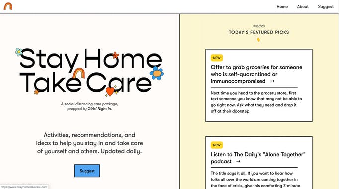 Stay Home, Take Care