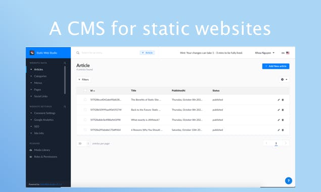 StaticWeb Studio