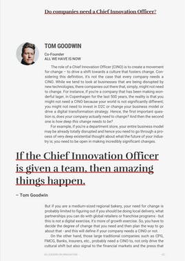 60 Leaders on Innovation