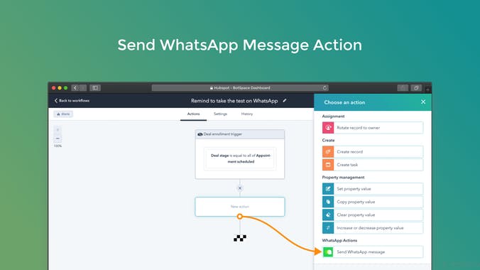 WhatsApp Actions for HubSpot