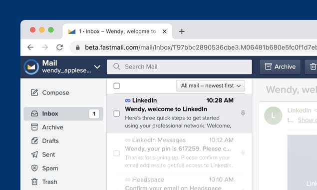 Masked Emails by 1Password