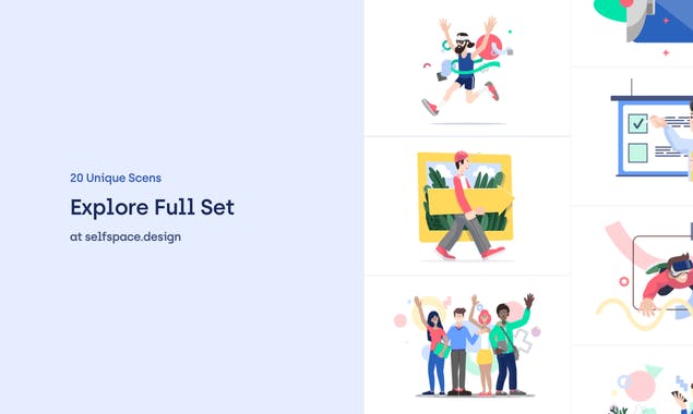 Self Space Illustrations