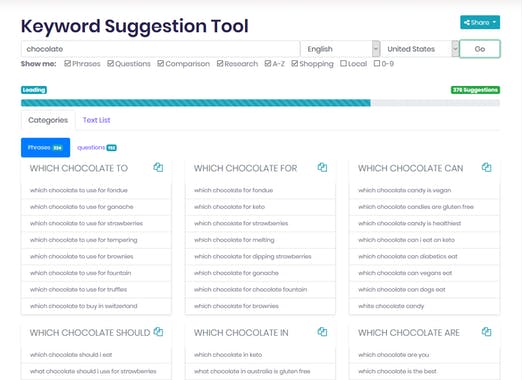 Scout Suggest Keyword Generator