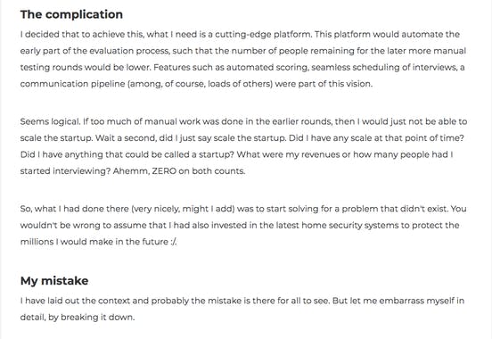 Entrepreneur's Musings