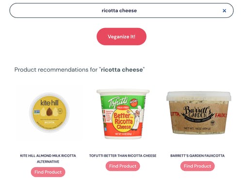 EatKind - Veganize any recipe!